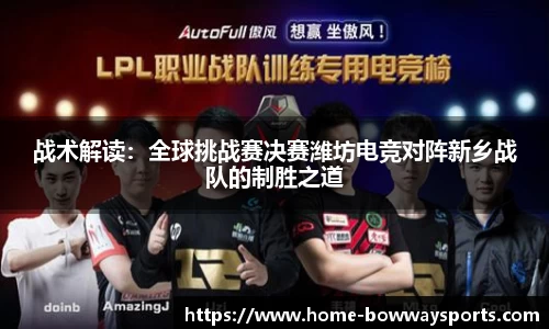 战术解读：全球挑战赛决赛潍坊电竞对阵新乡战队的制胜之道