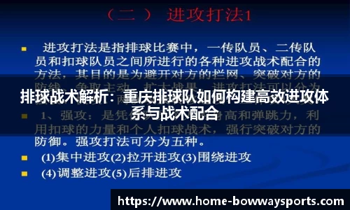 排球战术解析：重庆排球队如何构建高效进攻体系与战术配合